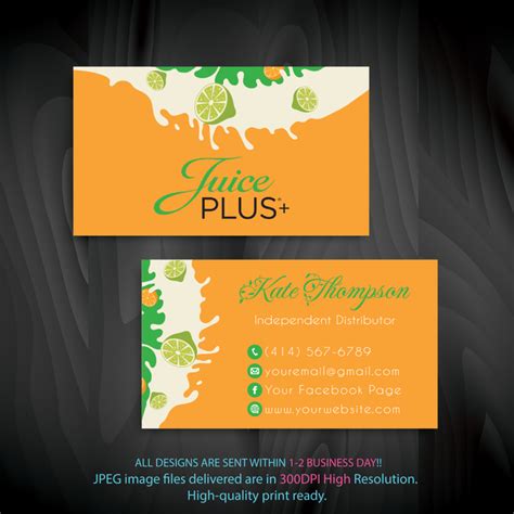 This is because when for a second business credit card, they'll ask you for a reason. Juice Plus Business Cards, Custom Juice Plus Cards ...