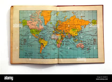 World Atlas Book High Resolution Stock Photography And Images Alamy