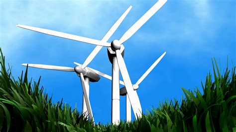 Wind Energy Background Animation Electricity Energy Motion