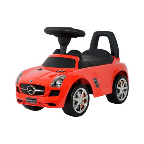 The incredibly detailed mercedes benz push car gets all the details right, all the way down to the orange brake calipers. Mercedes-Benz Ride-On Push Car - On and Off Running