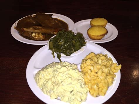 Most likely, at least one person is eating a chunky, juicy, and delicious hamburger at this …. M & M Soul Food - 119 Photos - Soul Food - 335 E Albertoni ...