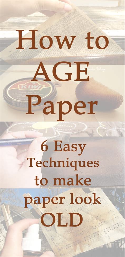 Of course, you could try photoshop to achieve the effect but it would take you to a complicated photo manipulation. scrappin it: How to Age Paper - 6 easy technique to make ...