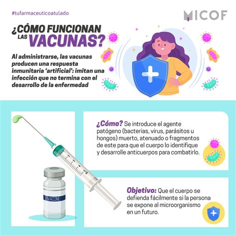 Cómo Funcionan Las Vacunas Micof Muy Ilustre Colegio Oficial De