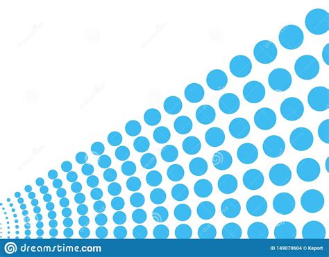 Abstract Background Texture With Light Blue Dots Stock Illustration