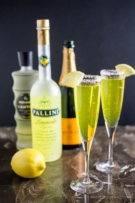 Gingered Limoncello Champagne Cocktail Recipe Tasty Ever After