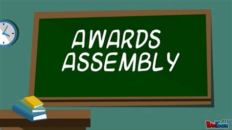 Award Assembly Template 458pm