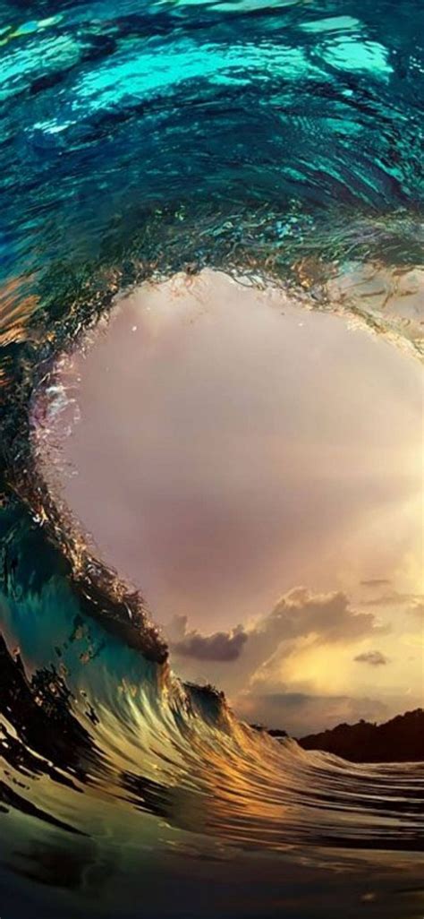 Waves Phone Wallpaper 023 - [1080x2340]