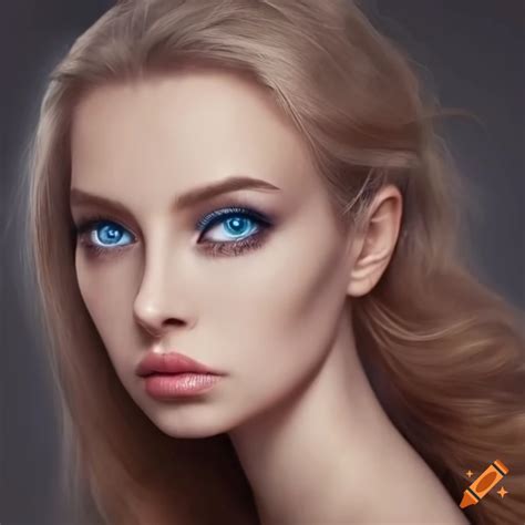 stunning photorealistic portrait of a beautiful woman on craiyon