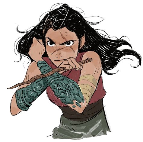 Raya and the Last Dragon - Raya Concept Art by Ami Thompson - Raya and