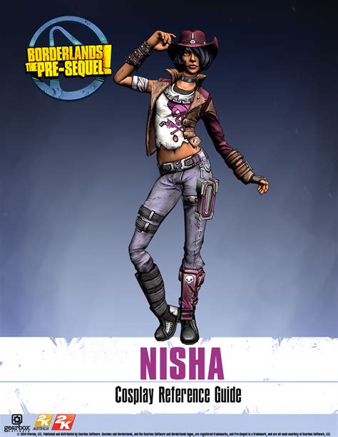 Nisha The Lawbringer Cosplay Reference Guide Gearbox Software