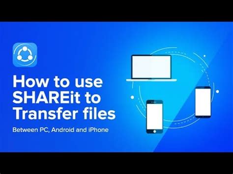 How To Use Shareit On Laptop Shareit Mobile To Pc Connect To Transfer Files Easily Youtube