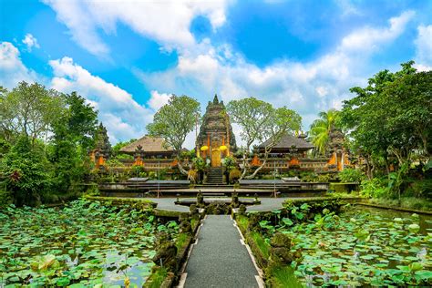 Taman Saraswati Temple In Bali Central Landmark Temple In Ubud Go Guides