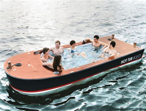 the hot tub boat the adventourist cool travel mini posts