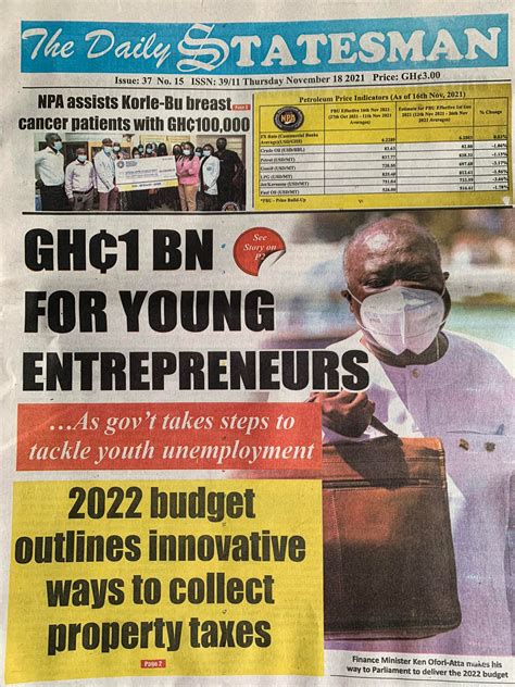 Newspaper Headlines Thursday November 18 2021 Prime News Ghana
