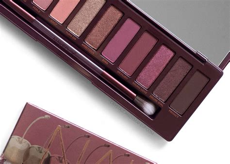 Urban Decay Naked Cherry Eyeshadow Palette CrystalCandy Makeup Blog Review Swatches