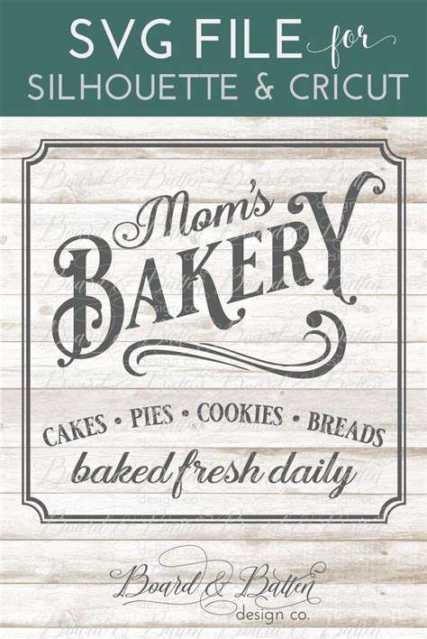 Not only personalized kitchen signs, you could also find another pics such as kitchen quotes, kitchen sign decor, diy sign, farmhouse sign, coffee signs, kitchen sayings, cleaning kitchen sign, keep kitchen clean signs, kitchen rules, kitchen sign in black white, rooms signs. Mom's Bakery Sign Vintage SVG File | Bakery sign, Vintage ...