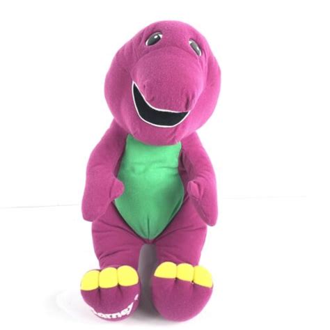 Playskool Barney Dinosaur Talking Interactive 18 Inch Vintage Plush