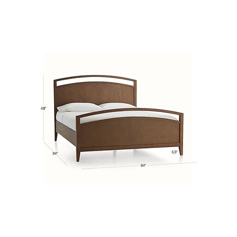 Arch Tea Queen Bed Reviews Crate And Barrel Arched Headboard