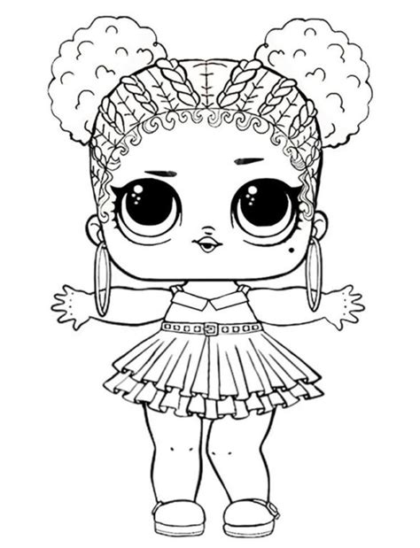 Lol Doll Valentines Coloring Pages - TSgos.com