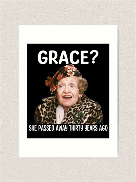 Aunt Bethany Grace She Passed Away 30 Years Ago Art Print For Sale By Nupakatee2020 Redbubble