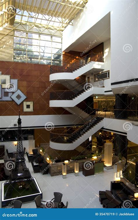Luxury Hotel Lobby Architecture Editorial Stock Image Image Of