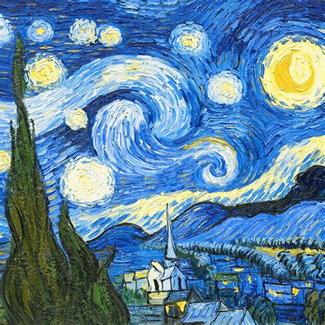Blue Starry Night By Vincent Van Gogh Artworker