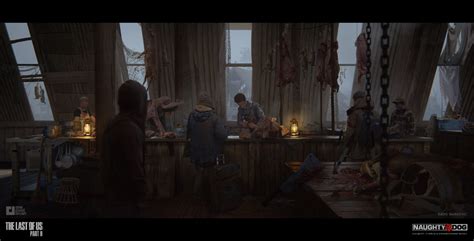 Artstation The Last Of Us Part 2 Seraphites Village Butcher Rado