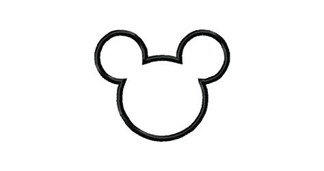 Mickey Mouse Head Silhouette At Getdrawings Free Download
