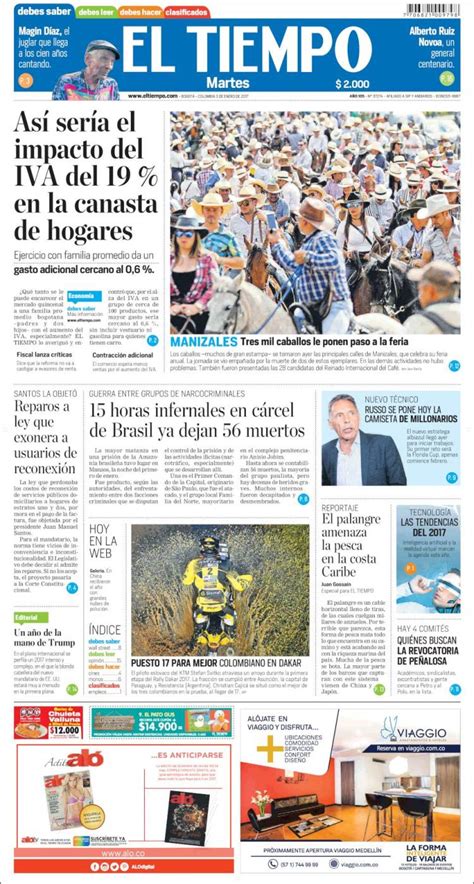 3,558 likes · 14 talking about this. Periódico El Tiempo (Colombia). Periódicos de Colombia ...