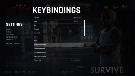 Keybindings Last Year Interface In Game