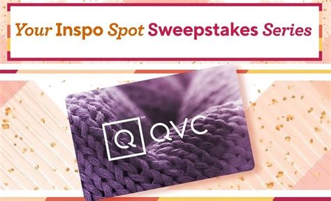 Et, seven days a week. QVC $500 Gift Card Giveaway 2020 - www.QVC.com/Sweepstakes