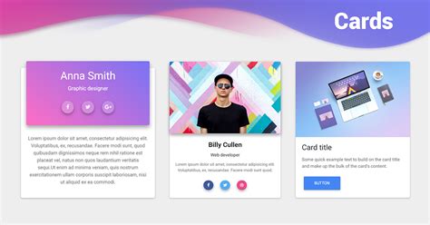Angular Card Bootstrap 4 And Material Design Examples And Tutorial