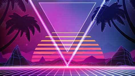 Triangles Of Retro World Hd Abstract 4k Wallpapers
