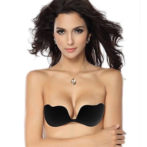 Wedding dress bra wedding undergarments wedding underwear backless wedding wedding dress shopping wedding lingerie wedding gowns shop wonderbra ultimate backless push up bra in beige at asos. Allezola Reusable Push Up Nubra Deep V Silicone Invisible ...