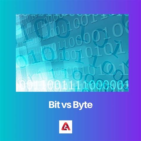 Bit Vs Byte Difference And Comparison