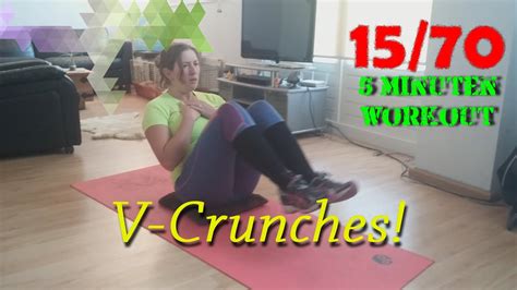 No Gear Fitness 70 Day Challenge Dag 1570 V Crunches Youtube
