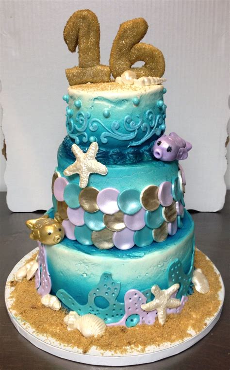 under the sea themed sweet 16 sea cakes sweet 16 parties under sea cake