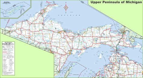 Map Of Upper Peninsula Of Michigan - Printable Upper Peninsula Map