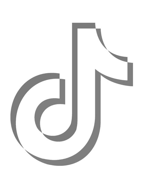 Logo Of Tiktok Coloring Pages