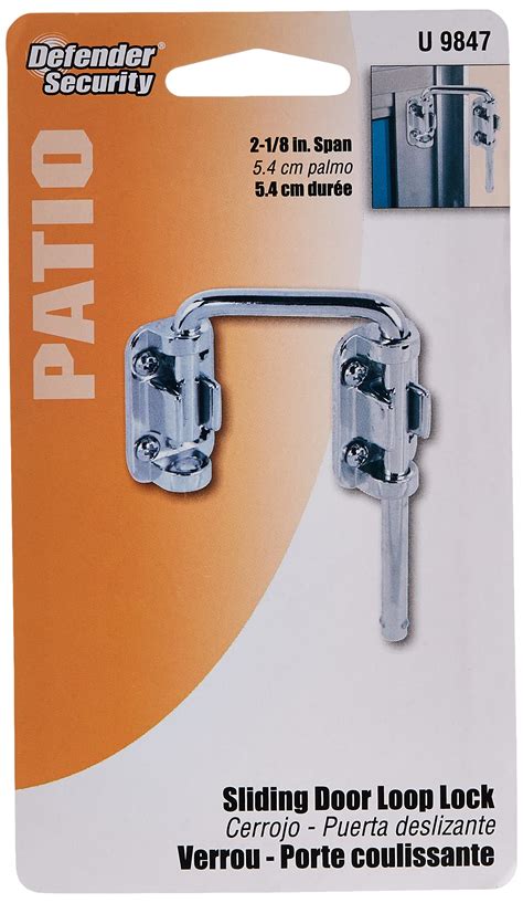 Buy Defender Security U 9847 Patio Sliding Door Loop Lock Increase