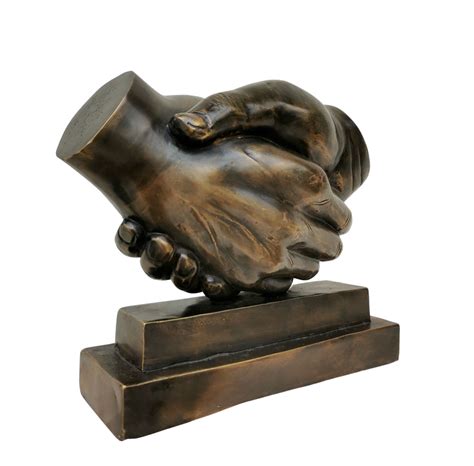 Bronze Sculpture The Handshake Two Hands Bronze T Idea