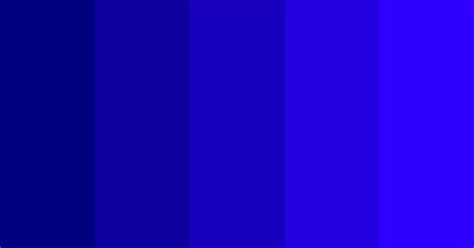 Vivid Blue Gradient Color Scheme Blue