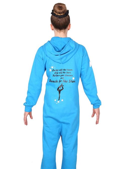 Girls Onesie With Motivational Print And Stars A Star Leotards