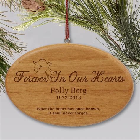 Forever In Our Hearts Memorial Christmas Ornament Tsforyounow