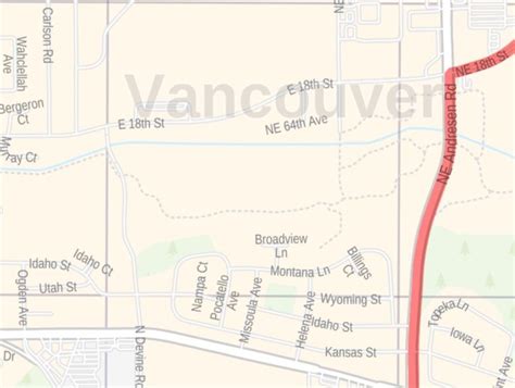 Vancouver Wa Zip Code Map