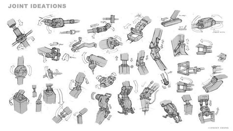 Mechanical Joint Robot Concept Art Mech Robots Concept