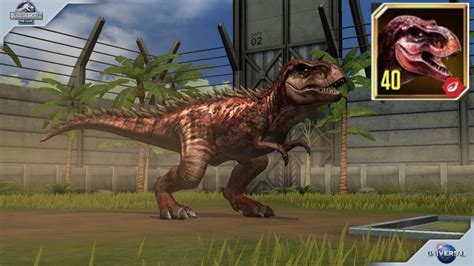 Tyrannosaurus Rex Gen 2 Level 40 Maxed Jurassic World The Game Youtube