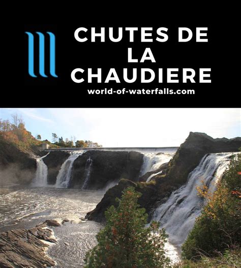 Chutes De La Chaudiere Wide Urban Waterfall In Quebec City
