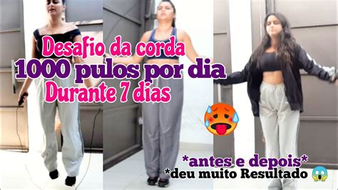 Desafio Pular Corda Antes E Depois