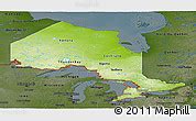 Physical Panoramic Map of Ontario
